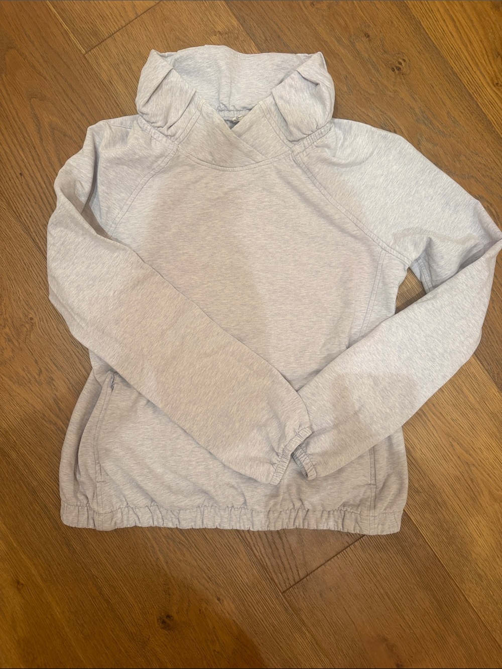 lululemon athletica Light Gray Pullover Hoodie